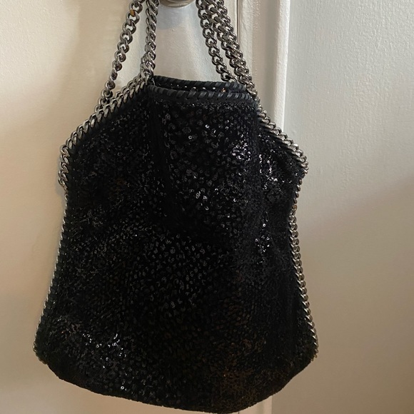 Stella McCartney Black Sequin Bag with tag! - Picture 4 of 5